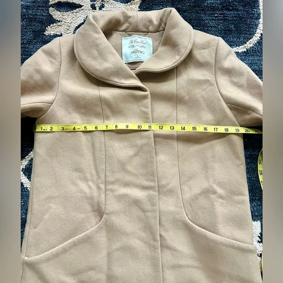 ARITZIA Wilfred The Cocoon Coat Wool Cashmere Size Small Camel Color - Picture 5 of 14